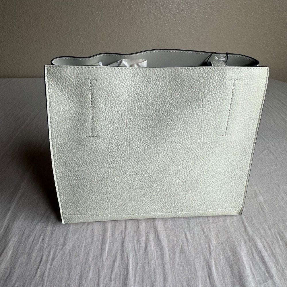 Vanessa Williams Bone Mint Pebble Grain Tote Bag VW-30-BONMNT NWT - Picture 6 of 13